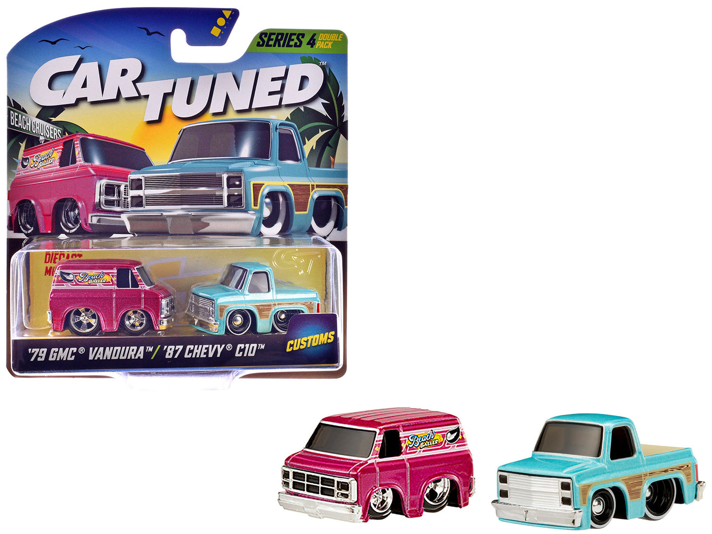 "Customs" Series 4 Double Pack Set of 2 Cars Diecast Model Cars