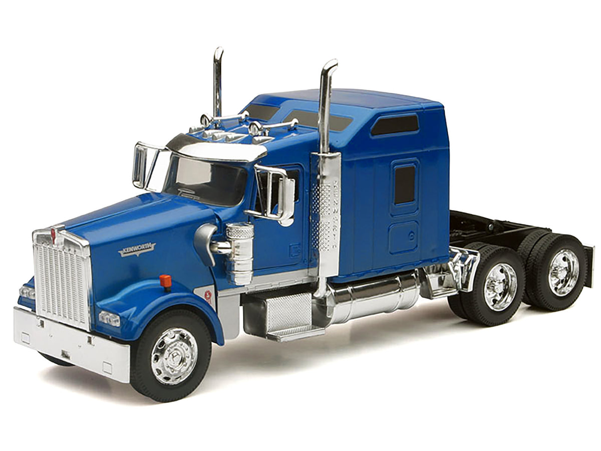 Kenworth W900 Truck Tractor Blue Metallic 1/32 Diecast Model