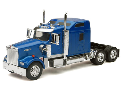 Kenworth W900 Truck Tractor Blue Metallic 1/32 Diecast Model