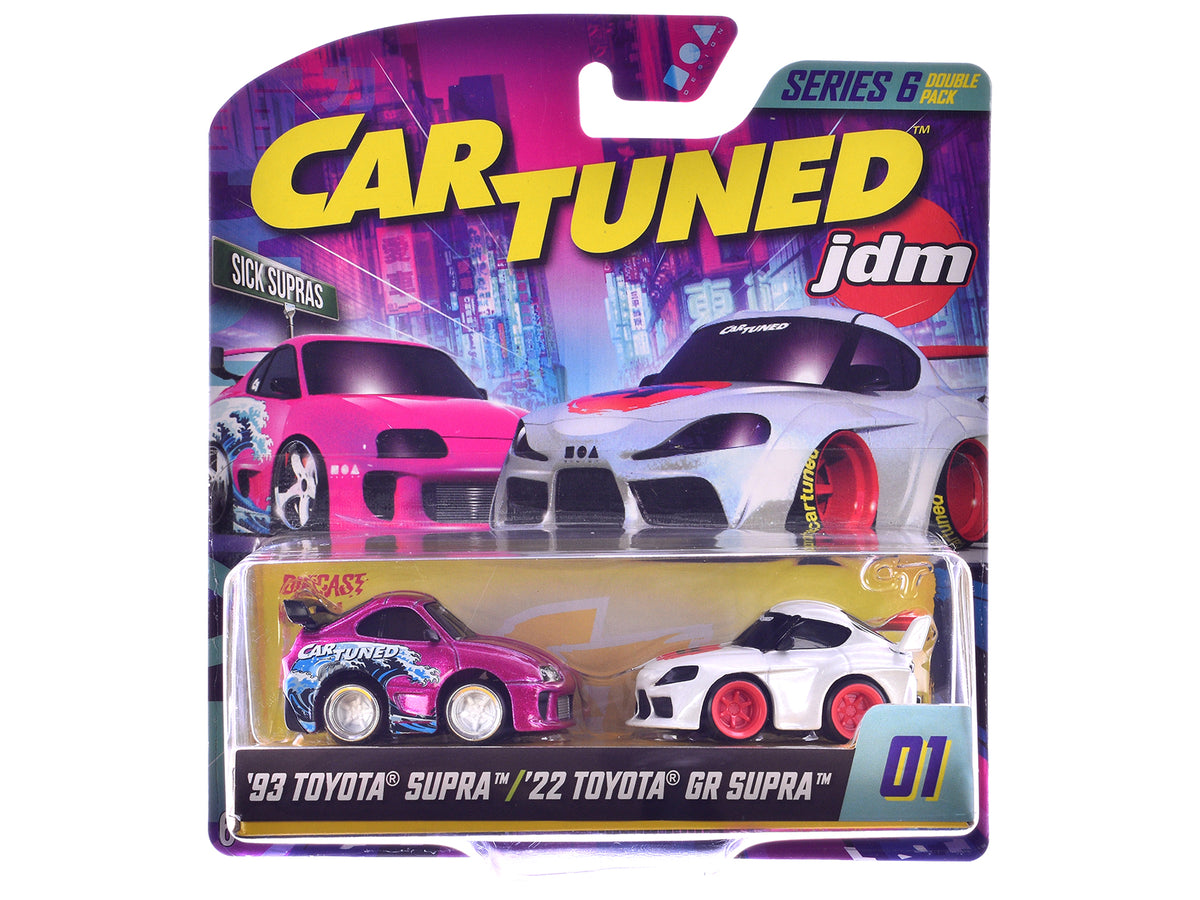 "Sick Supras" Series 6 Toyota Double Pack Set of 2 Cars Diecast Model Cars