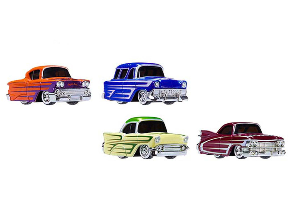 "Kustoms" Double Pack Series 8 Set of 4 Cars Diecast Model Cars