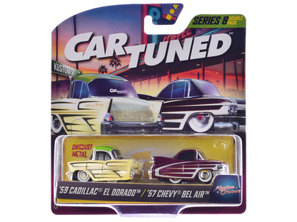 "Kustoms" Double Pack Series 8 Set of 4 Cars Diecast Model Cars