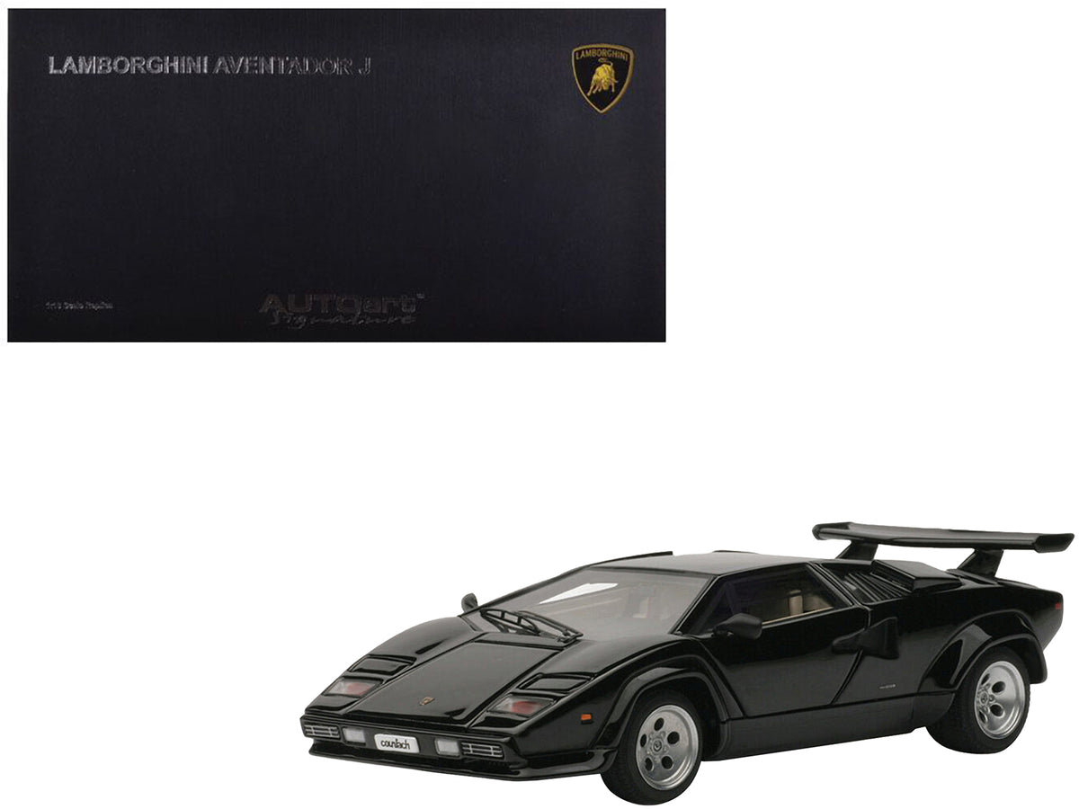 Lamborghini Countach 5000S Black 1/43 Diecast Model Car
