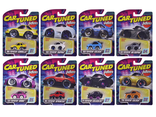 JDM Tuners Series 2 Set of 8 Pieces Diecast Model Cars