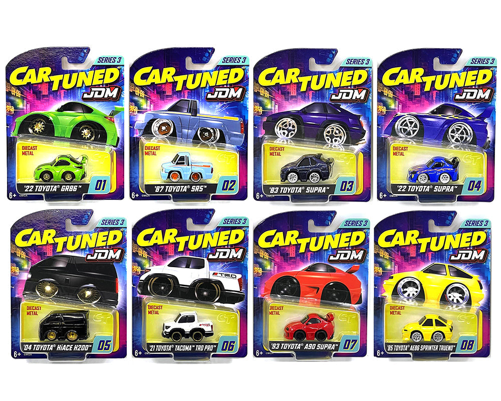 JDM Tuners Series 3 Set of 8 Pieces Diecast Model Cars