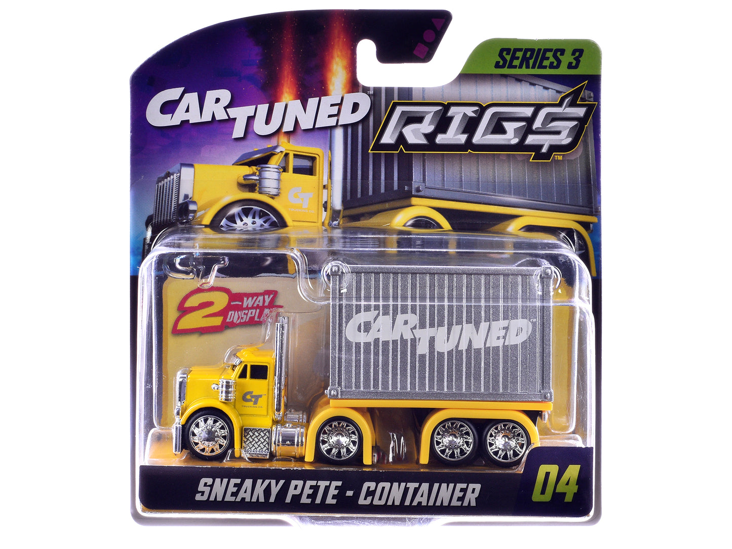 "Rigs" Container Case Series 3 Set of 4 Pieces Diecast Model Cars