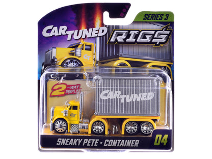 "Rigs" Container Case Series 3 Set of 4 Pieces Diecast Model Cars