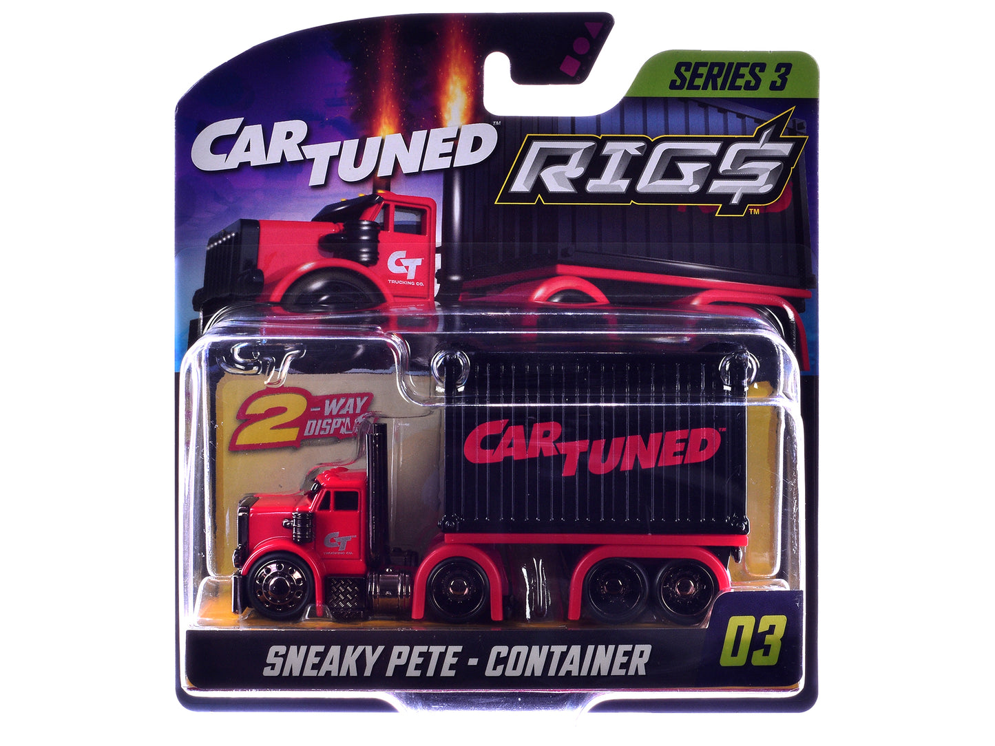 "Rigs" Container Case Series 3 Set of 4 Pieces Diecast Model Cars