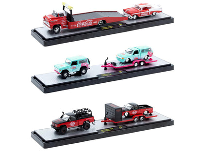 Auto Haulers "Coca-Cola" Set of 3 pieces Release S03 Limited Edition to 4800 pieces Worldwide 1/64 Diecast Model