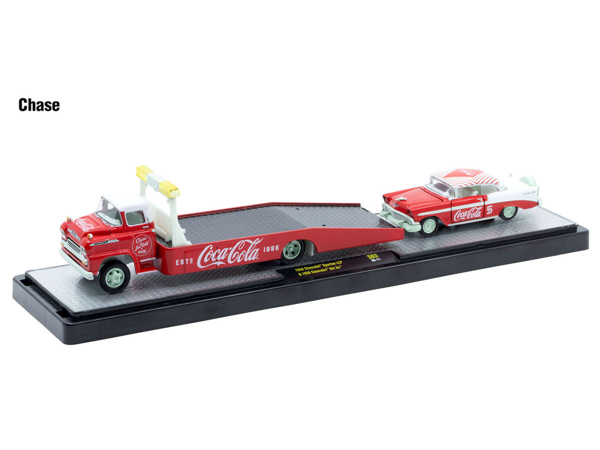 Auto Haulers "Coca-Cola" Set of 3 pieces Release S03 Limited Edition to 4800 pieces Worldwide 1/64 Diecast Model