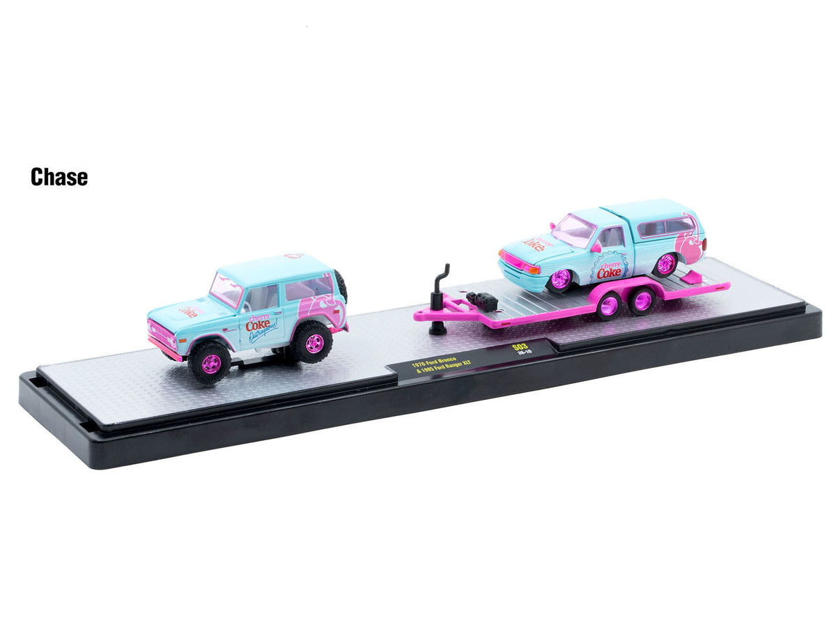 Auto Haulers "Coca-Cola" Set of 3 pieces Release S03 Limited Edition to 4800 pieces Worldwide 1/64 Diecast Model