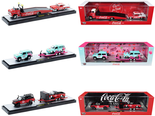 Auto Haulers "Coca-Cola" Set of 3 pieces Release S03 Limited Edition to 4800 pieces Worldwide 1/64 Diecast Model