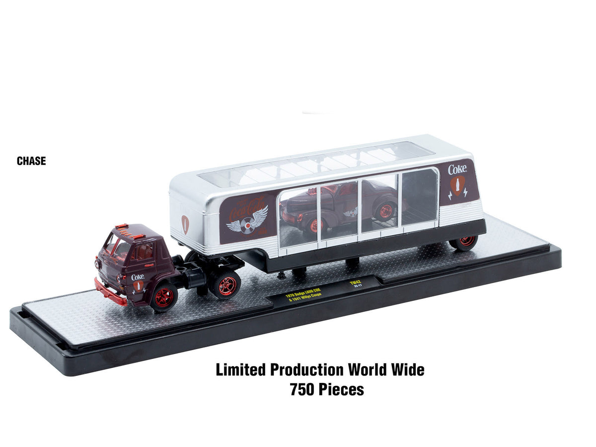 Auto Haulers "Coca-Cola" Set of 3 pieces Release 42 Limited Edition to 8200 pieces Worldwide 1/64 Diecast Models