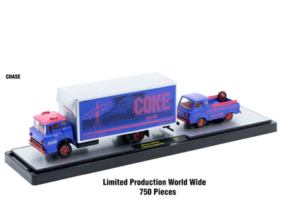 Auto Haulers "Coca-Cola" Set of 3 pieces Release 42 Limited Edition to 8200 pieces Worldwide 1/64 Diecast Models
