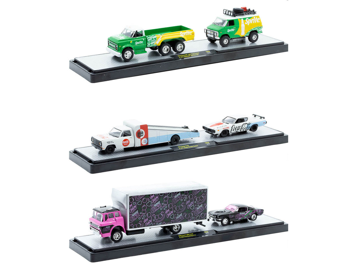 Auto Haulers "Soda" Set of 3 pieces Release 38 Limited Edition to 8000 pieces Worldwide 1/64 Diecast Models