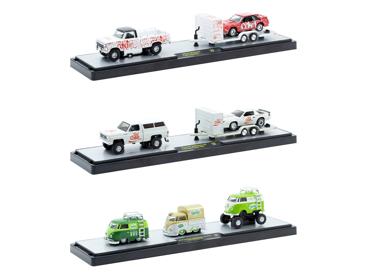 Auto Haulers "Soda" Set of 3 pieces Release 39 Limited Edition to 8000 pieces Worldwide 1/64 Diecast Models