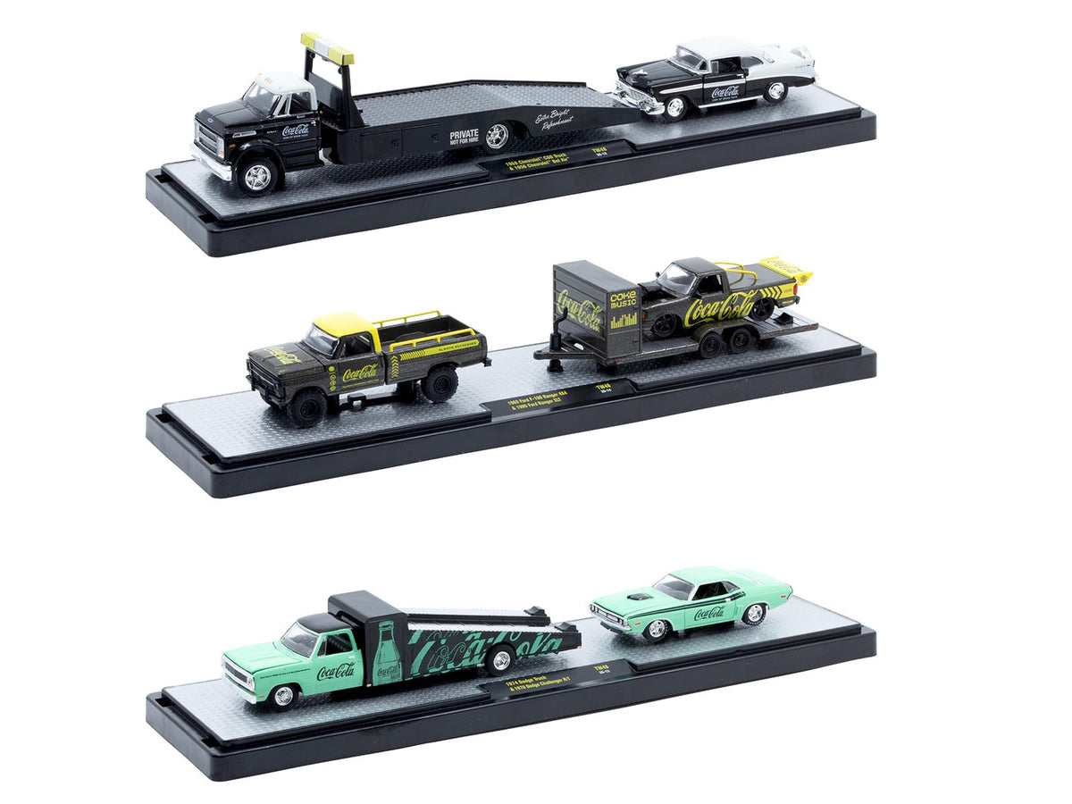 Auto Haulers "Coca-Cola" Set of 3 pieces Release 48 Limited Edition to 4800 pieces Worldwide 1/64 Diecast Models