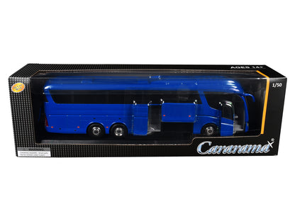 Super Coach Autobus Blue 1/50 Diecast Model