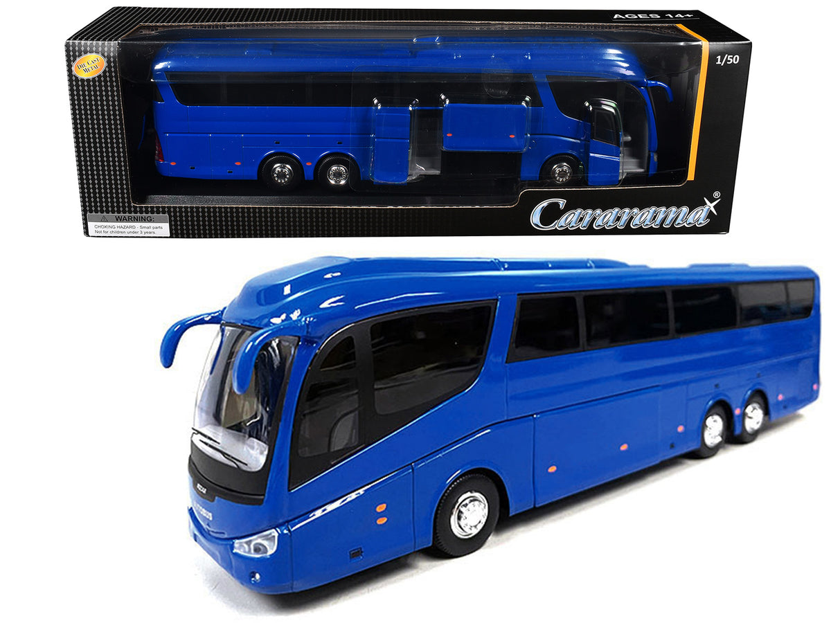 Super Coach Autobus Blue 1/50 Diecast Model