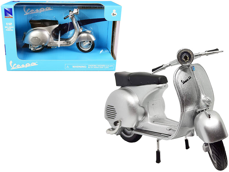 Vespa 150 GS Silver Metallic 1/12 Diecast Motorcycle Model