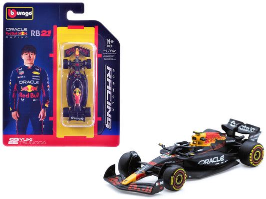 Red Bull Racing RB21 #22 Yuki Tsunoda Formula One F1 World Championship (2025) "Formula Racing" Series 1/64 Diecast Model Car
