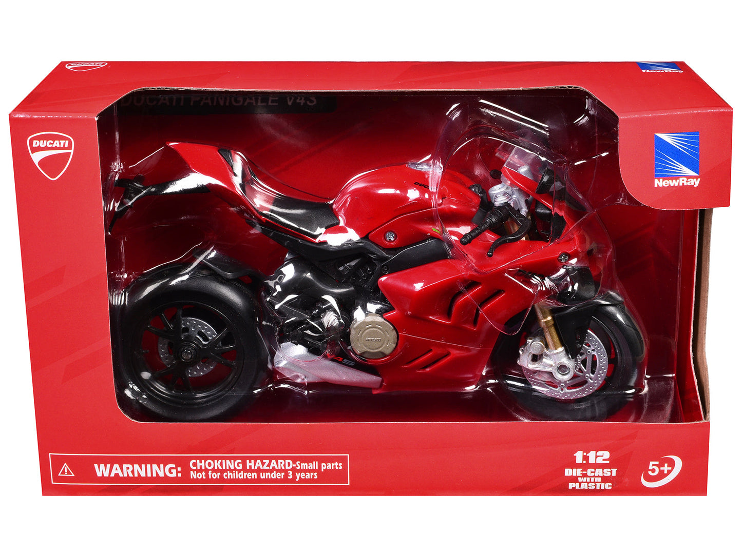 Ducati Panigale V4S Motorcycle Red 1/12 Diecast Motorcycle Model