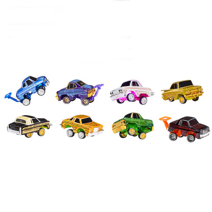 "Lowriders Show Glow" Series 3 Set of 8 Pieces Diecast Model Cars