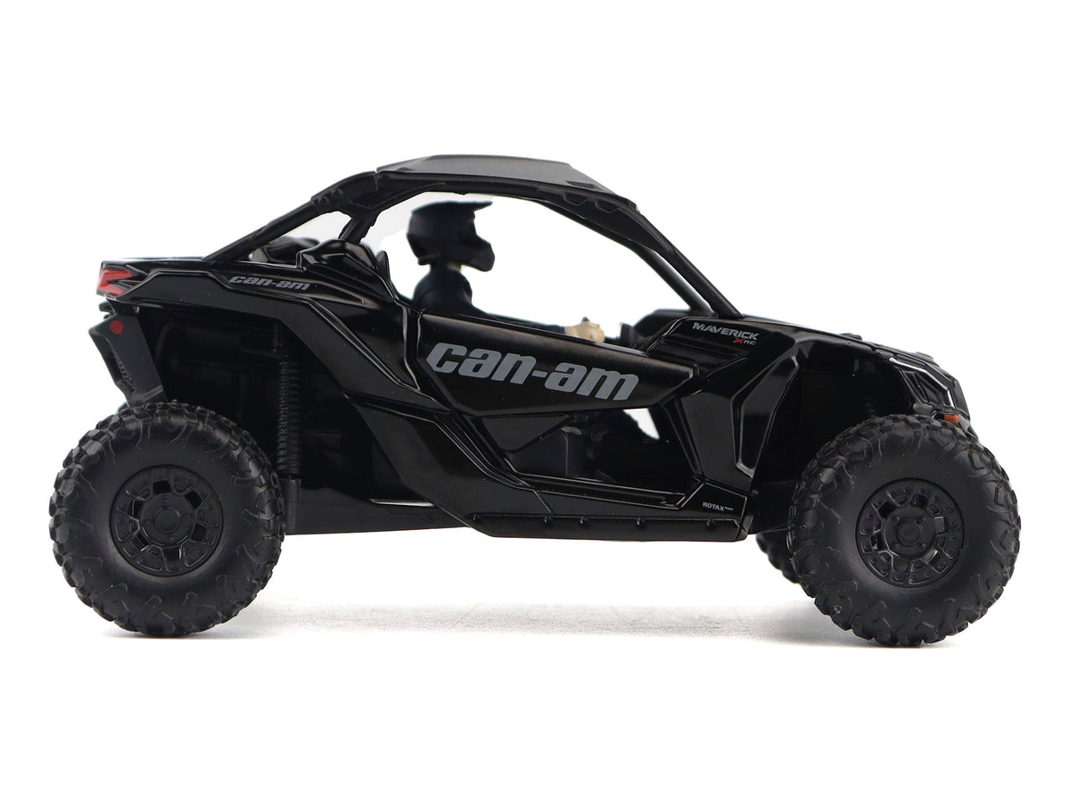 Can-Am Maverick X3 X RS Turbo RR Triple Black with Driver Figure 1/32 Diecast Model