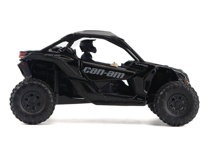 Can-Am Maverick X3 X RS Turbo RR Triple Black with Driver Figure 1/32 Diecast Model