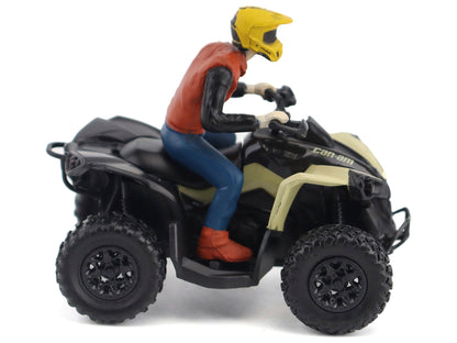 Can-Am Renegade X XC 1000R ATV Desert Tan with Driver Figure 1/32 Diecast Model