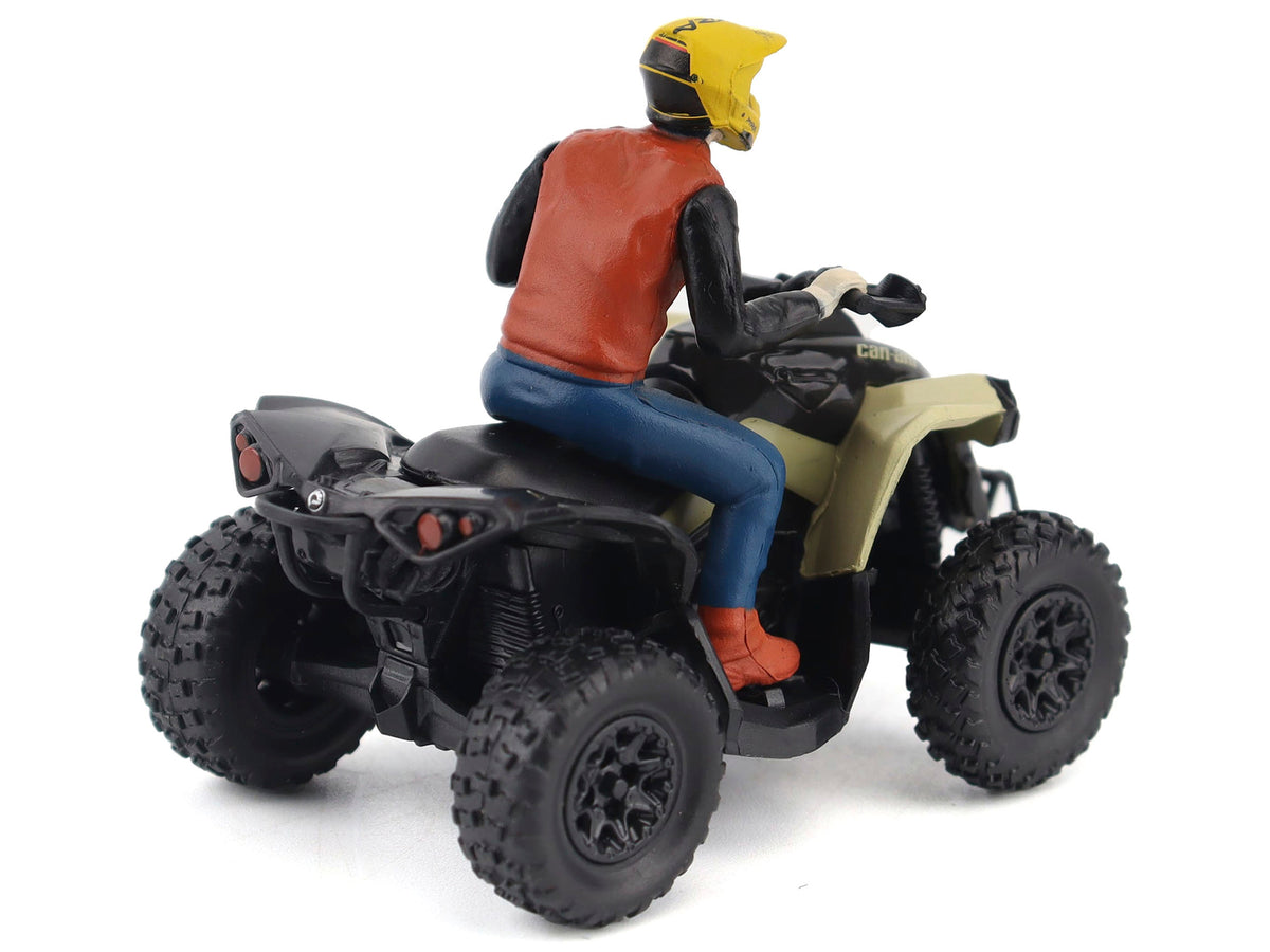 Can-Am Renegade X XC 1000R ATV Desert Tan with Driver Figure 1/32 Diecast Model