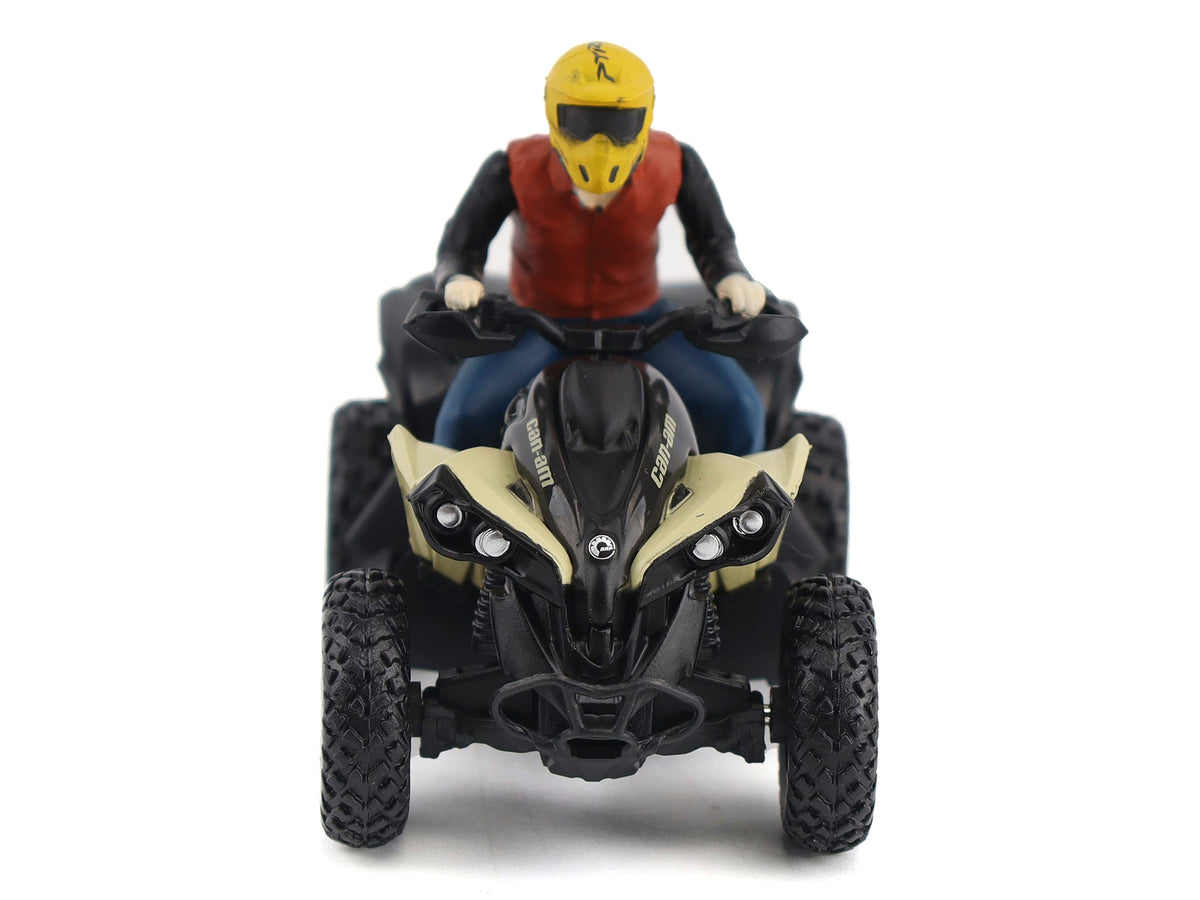 Can-Am Renegade X XC 1000R ATV Desert Tan with Driver Figure 1/32 Diecast Model