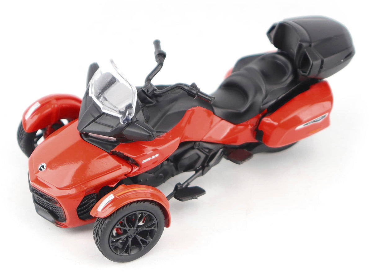 Can-Am Spyder F3 Limited Special Series 3-Wheel Motorcycle Viper Red 1/32 Diecast Model