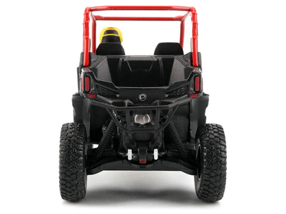 Can-Am Maverick Sport XRC 1000R Red and Gray with Driver Figure 1/32 Diecast Model