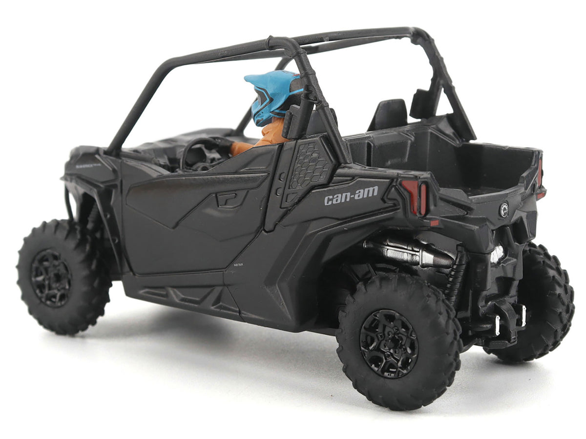 Can-Am Maverick Trail DPS 1000 Matt Black with Driver Figure 1/32 Diecast Model