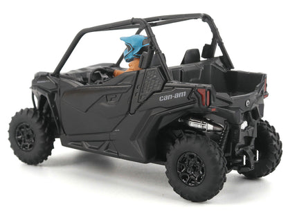 Can-Am Maverick Trail DPS 1000 Matt Black with Driver Figure 1/32 Diecast Model