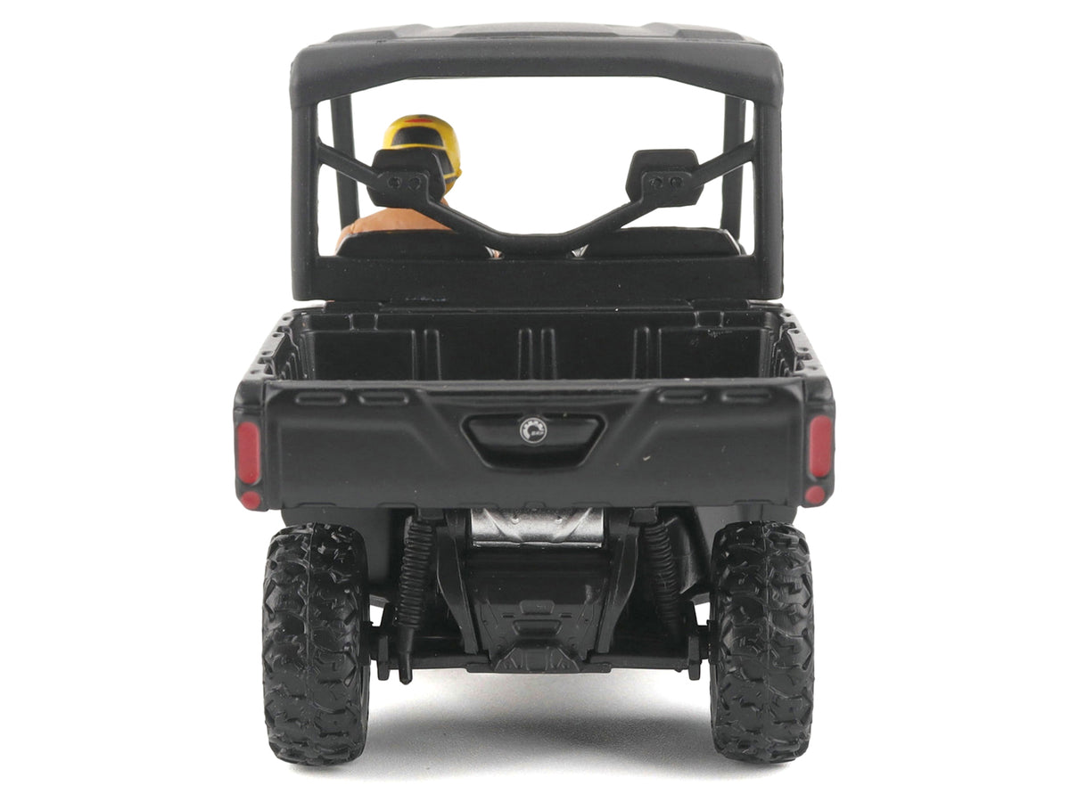 Can-Am Defender XT HD9 Navy Blue and Black with Driver Figure 1/32 Diecast Model