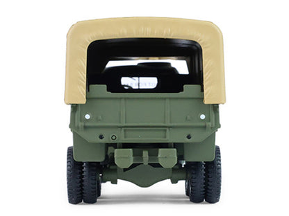 1944 GMC CCKW 353 A1 2.5T Truck "U.S. Army - WWII" Olive Drab with Tan Top "Battalion 64" Series 6 1/64 Diecast Model Car
