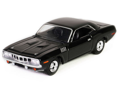 Plymouth Barracuda Black "John Wick: Chapter 4" (2023) Movie "Hollywood Series" Release 41 1/64 Diecast Model Car