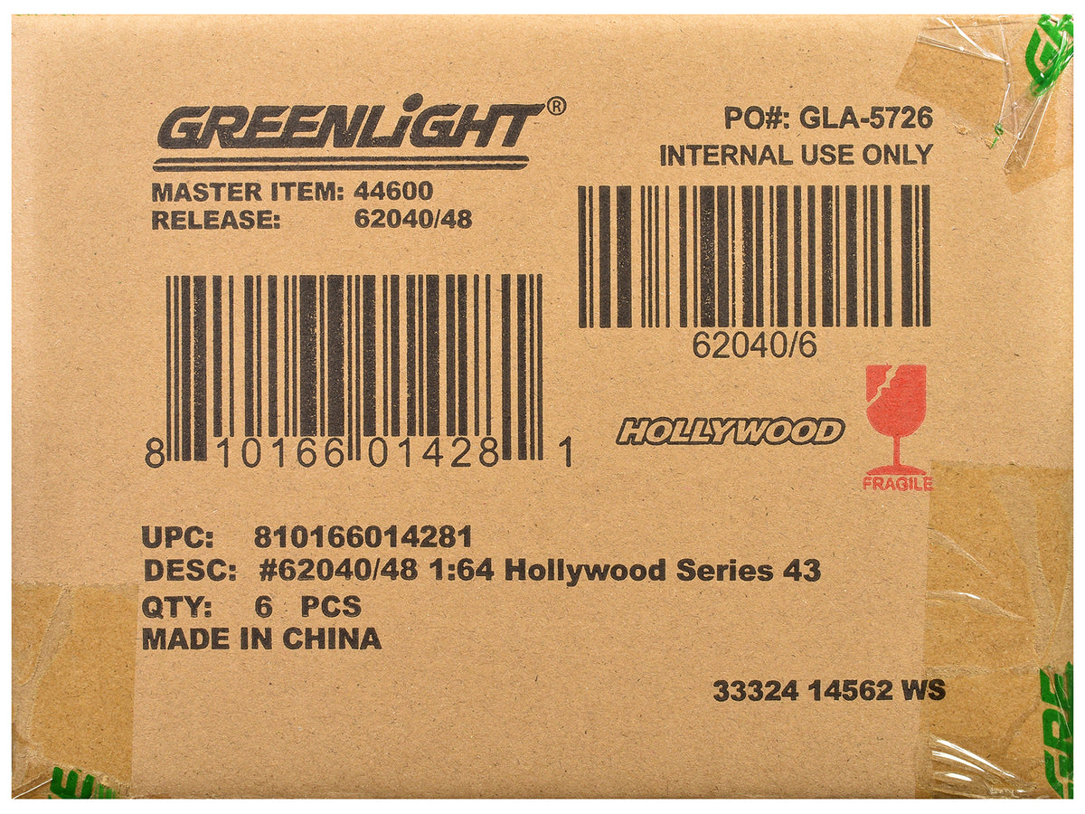 "Hollywood Series" Set of 6 pieces Release 43 1/64 Diecast Model Cars