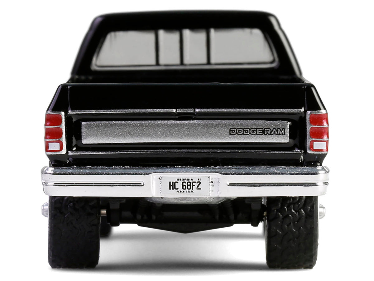 1981 Dodge Power Ram Prospector Pickup Truck Black "The A-Team" (1983-1987) TV Series "Hollywood Series" Release #43 1/64 Diecast Model Car