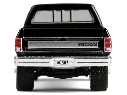 1981 Dodge Power Ram Prospector Pickup Truck Black "The A-Team" (1983-1987) TV Series "Hollywood Series" Release #43 1/64 Diecast Model Car