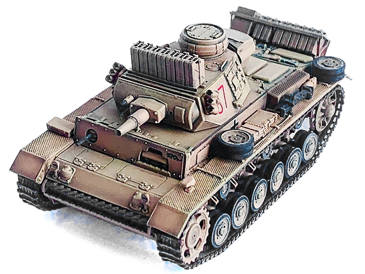 Germany Pz.Kpfw.III Ausf.N DAK Tank #07 "s.Pz.Abt.501 Tunisia" (1942/43) "NEO Dragon Armor" Series 1/72 Plastic Model