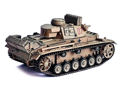Germany Pz.Kpfw.III Ausf.N DAK Tank #07 "s.Pz.Abt.501 Tunisia" (1942/43) "NEO Dragon Armor" Series 1/72 Plastic Model
