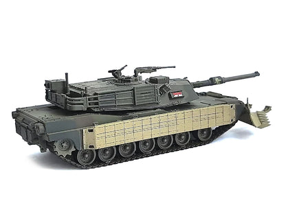 United States M1A1 AIM (Abrams Integrated Management) Tank with Mine Plow (Plowing Mode) #68 "United States Army" Olive Drab "NEO Dragon Armor" Series 1/72 Plastic Model