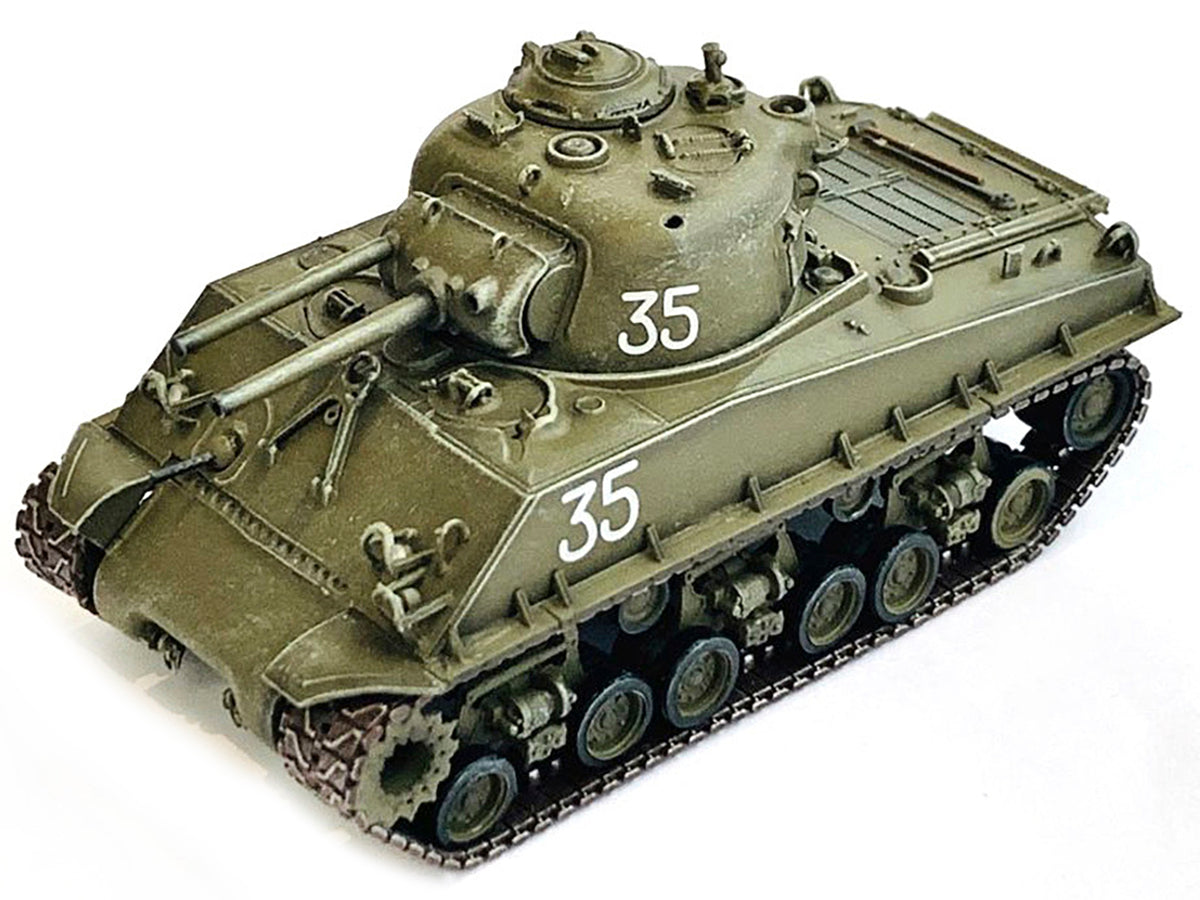 United States M4A3 HVSS POA-CWS-H5 Flamethrower Tank Olive Drab #35 "Hawaii" (1951) "NEO Dragon Armor" Series 1/72 Plastic Model