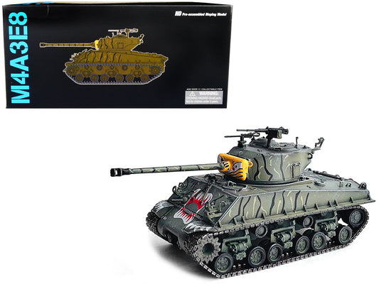United States M4A3E8 Sherman "Tiger Face" Tank "24th Infantry Div. Han River Korea" (1951) "NEO Dragon Armor" Series 1/72 Plastic Model