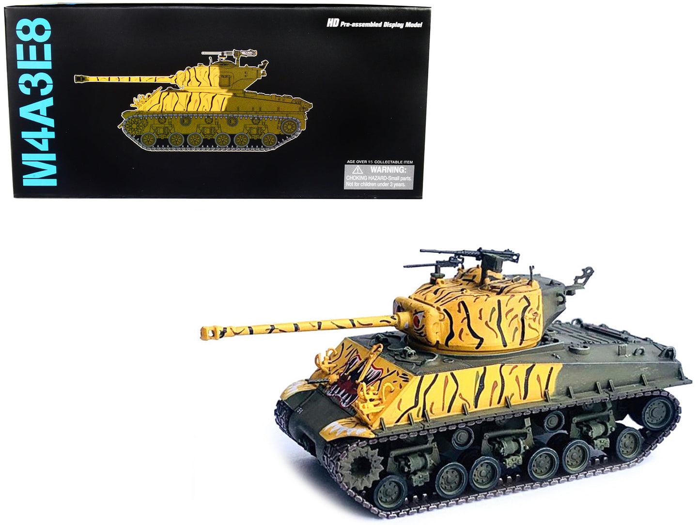 United States M4A3E8 Sherman "Tiger Face" Tank "24th Infantry Div. Korea" (1951) "NEO Dragon Armor" Series 1/72 Plastic Model
