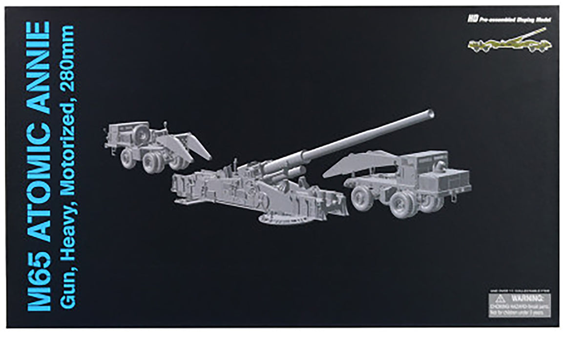 United States M65 Atomic Cannon "Atomic Annie" Artillery Olive Drab "Traveling Mode" US Army "NEO Dragon Armor" Series 1/72 Plastic Model
