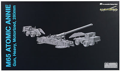 United States M65 Atomic Cannon "Atomic Annie" Artillery Olive Drab "Traveling Mode" US Army "NEO Dragon Armor" Series 1/72 Plastic Model
